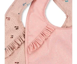 Pack 2 Baberos Impermeables Cherry Sparkle