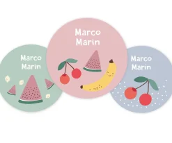 Pack 3 chapas Personalizadas Fruits
