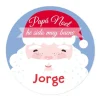 Pack 3 chapas Personalizadas Papá Noel Azul