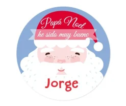 Pack 3 chapas Personalizadas Papá Noel Azul