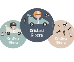 Pack 3 chapas Personalizadas Speed Racers