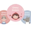 Pack 3 Chapas Personalizadas Little Red