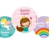 Pack 3 chapas Personalizadas Princesa
