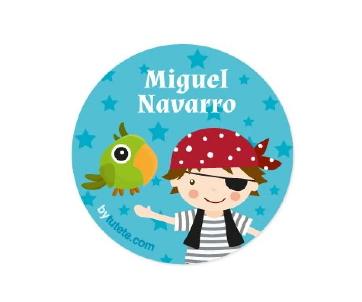 Pack 3 chapas Personalizadas Pirata