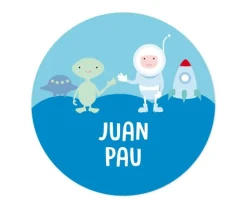 Pack 3 chapas Personalizadas Astronauta