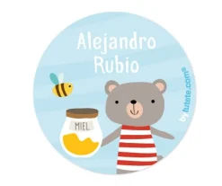 Pack 3 chapas Personalizadas Osito