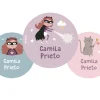 Pack 3 chapas Personalizadas Fantastic Girl