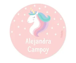 Pack 3 chapas Personalizadas Unicornio
