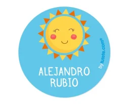 Pack 3 chapas Personalizadas Sol