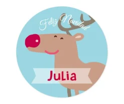 Pack 3 chapas Personalizadas Papá Noel Rosa