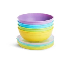 Pack 4 Cuencos Pastel con Tapas y Cucharas Love-a-Bowl