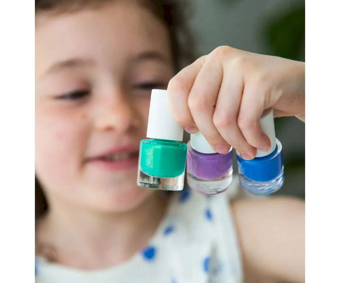 Pack 3 Esmaltes de Uñas al Agua Aurora Boreal + Lima