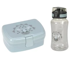 Pack Almuerzo Dino + 7 Pegatinas Blue Regalo Personalizables