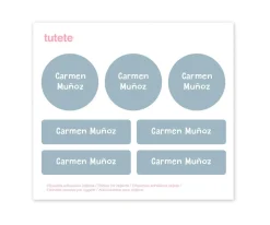 Pack Almuerzo Foxd + 7 Pegatinas Deep Blue Regalo Personalizables