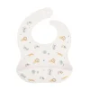 Pack Baby Meal Babero Silicona Savannah + Bol Silicona y Cuchara Acero Sage