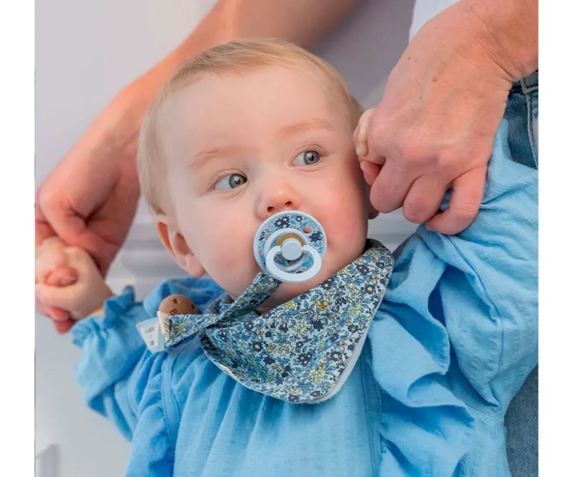 Pack BIBS Liberty Chamomile Lawn Baby Blue