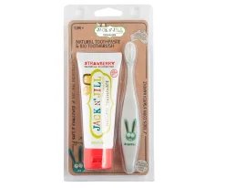 Pack Cepillo de Dientes Conejito + Pasta de Dientes Sabor Fresa