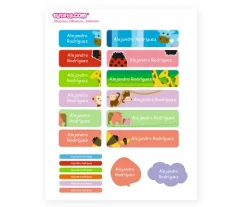 Pack Combinado Etiquetas termoadhesivas + pegatinas Animals