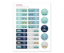 Pack Combinado Termo y Pegatinas Coches