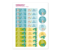 Pack Combinado Termo y Pegatinas Dragones