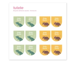 Pack Combinado Termo y Pegatinas Dinosaurios