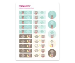 Pack Combinado Termo y Pegatinas Osito