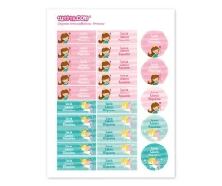 Pack Combinado Termo y Pegatinas Princesa