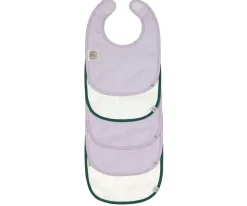 Pack de 5 baberos Happy Lavender