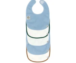 Pack de 5 baberos Happy Smile Blue