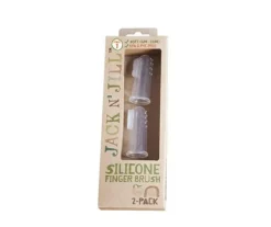 Pack de 2 Cepillos de Dedo Silicona (6-18 meses) Jack N'Jill