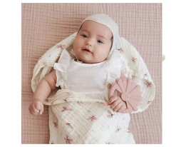 Pack de 3 Muselinas Creme Dusty Rose