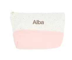 Pack Regalo Recién Nacido Personalizable Rainbow Dots Rosa