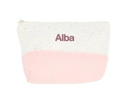 Pack Regalo Recién Nacido Personalizable Rainbow Dots Rosa