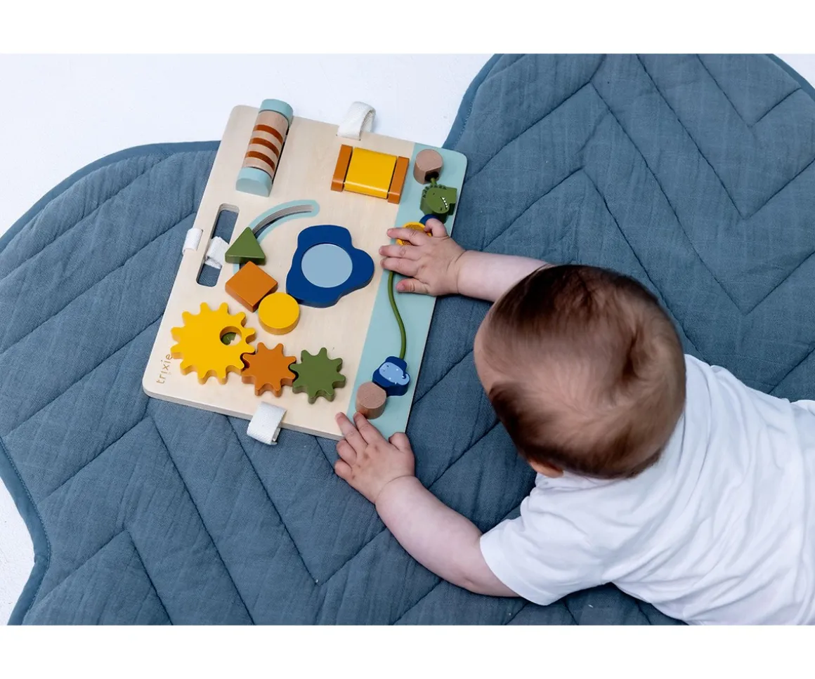 Panel de Actividades de Madera Mrs. Elephant