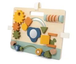 Panel de Actividades de Madera Mrs. Elephant