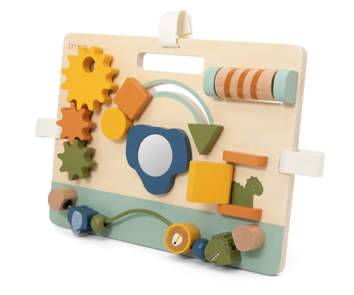 Panel de Actividades de Madera Mrs. Elephant