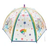 Paraguas Manual Infantil Bluey Transparente Burbuja