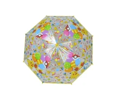 Paraguas Manual Infantil Pokémon Transparente Amarillo