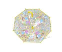 Paraguas Manual Infantil Pokémon Transparente Amarillo