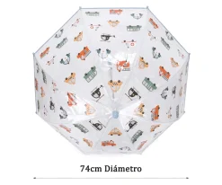 Paraguas Transparente City Cars