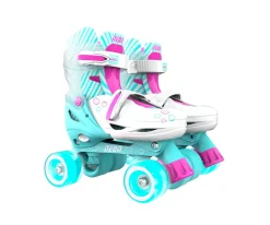 Patines Combo Neón Verde y Rosa T.30-33