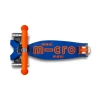 Patinete Maxi Deluxe Plegable Neon Led Azul / Naranja