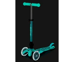 Patinete Micro Deluxe Plegable Orion Glow Led Azul