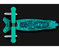 Patinete Micro Deluxe Plegable Orion Glow Led Azul