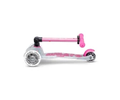 Patinete Micro Deluxe Plegable Orion Glow Led Rosa