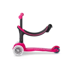 Patinete Mini Micro 4 en 1 Deluxe LED Rosa