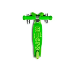 Patinete Mini Micro Deluxe Verde Luces LED