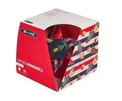 Patinete Mini Micro Deluxe Glow Lime con Luces LED + Molinillo Cohete