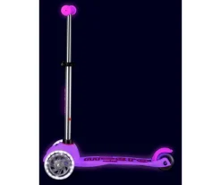 Patinete Mini Micro Deluxe Glow Rosa con Luces LED
