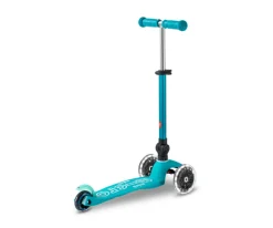 Patinete Plegable Mini Micro Deluxe Aqua Luces LED